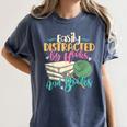 Crochet And Reading Crocheter Bookish Crocheting Book Lover Women's Comfort Colors T-Shirt Moss