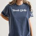 Cute Basic Book Girlie Women's Comfort Colors T-Shirt Moss