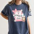 Cute Bookish Kindle Girlie Nerdy Read Book Lover Girl Women Women's Comfort Colors T-Shirt Moss Cute Bookish Kindle Girlie Nerdy Read Book Lover Girl Women Women's Comfort Colors T-Shirt Moss