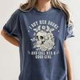 Cute I Buy Her Books And Call Her A Good Girl Book Lover Women's Comfort Colors T-Shirt Moss