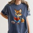 Cute Coyote With Book I Kids Coyote Women's Comfort Colors T-Shirt Moss Cute Coyote With Book I Kids Coyote Women's Comfort Colors T-Shirt Moss