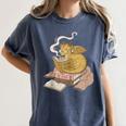Cute Dragon Be Kind Stay Weird Read Books Women's Comfort Colors T-Shirt Moss