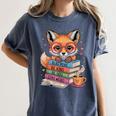 Cute Fox Read More Be Kind Stay Weird Reader Geek Book Lover Women's Comfort Colors T-Shirt Moss Cute Fox Read More Be Kind Stay Weird Reader Geek Book Lover Women's Comfort Colors T-Shirt Moss