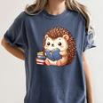 Cute Hedgehog Book Lover Readers Animal Reading Women's Comfort Colors T-Shirt Moss Cute Hedgehog Book Lover Readers Animal Reading Women's Comfort Colors T-Shirt Moss