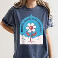 Cute Introvert Shy Teen Anti-Social Inner Strength Women's Comfort Colors T-Shirt Moss