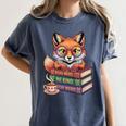 Cute Nerdy Fox Read Books Be Kind Stay Weird Book Club Premium Tri-Blend Women's Comfort Colors T-Shirt Moss Cute Nerdy Fox Read Books Be Kind Stay Weird Book Club Premium Tri-Blend Women's Comfort Colors T-Shirt Moss