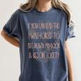 Dark Romance Put Down My Book Spicy Bookish Merch Romantasy Women's Comfort Colors T-Shirt Moss