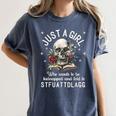 Dark Romance Smutt Book Merch STFUATTDLAGG Good Girl Trigger Women's Comfort Colors T-Shirt Moss