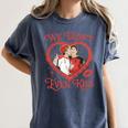 We Didn't Even Kiss Hockey Romance Book Women's Comfort Colors T-Shirt Moss