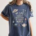 Dramatic Book Lover Quote Women's Comfort Colors T-Shirt Moss