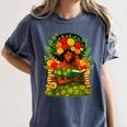 Educated Women Girls Reading Book Black History Month Women's Comfort Colors T-Shirt Moss