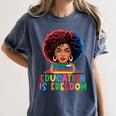 Education Is Freedom History Girl Women Book Lover Women's Comfort Colors T-Shirt Moss Education Is Freedom History Girl Women Book Lover Women's Comfort Colors T-Shirt Moss