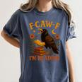 F CAW F Crow I'm Reading Book Lover Fall Women's Comfort Colors T-Shirt Moss F CAW F Crow I'm Reading Book Lover Fall Women's Comfort Colors T-Shirt Moss