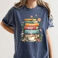 Fantasy Drama Tragedy Book Lover Subtle Watercolor Women's Comfort Colors T-Shirt Moss