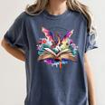 In My Fantasy Era Magic Dragon Book Women's Comfort Colors T-Shirt Moss In My Fantasy Era Magic Dragon Book Women's Comfort Colors T-Shirt Moss