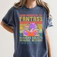 Fantasy Reader Society Reading Book Retro Bookworm Reader Women's Comfort Colors T-Shirt Moss Fantasy Reader Society Reading Book Retro Bookworm Reader Women's Comfort Colors T-Shirt Moss