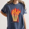 Flames And Lighter Costume For Matchbook Lovers Women's Comfort Colors T-Shirt Moss