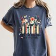 Floral Book There's No Such Thing As Too Many Book Lover Women's Comfort Colors T-Shirt Moss Floral Book There's No Such Thing As Too Many Book Lover Women's Comfort Colors T-Shirt Moss