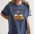 Forget Flowers Buy Me Books Book Lover Women's Comfort Colors T-Shirt Moss Forget Flowers Buy Me Books Book Lover Women's Comfort Colors T-Shirt Moss