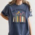My Weekend Is Fully Booked Cozy Bookish Women's Comfort Colors T-Shirt Moss My Weekend Is Fully Booked Cozy Bookish Women's Comfort Colors T-Shirt Moss