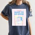 Fun Cute Introvert Cat Character Quote Men Women Women's Comfort Colors T-Shirt Moss Fun Cute Introvert Cat Character Quote Men Women Women's Comfort Colors T-Shirt Moss