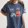 Gamer Book Lover Girl Women Bookworm Video Gaming Daughter Women's Comfort Colors T-Shirt Moss Gamer Book Lover Girl Women Bookworm Video Gaming Daughter Women's Comfort Colors T-Shirt Moss