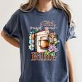 Girl Read Your Bible Christian Faith Jesus Book Women's Comfort Colors T-Shirt Moss