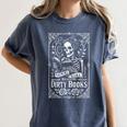 Good Girl Dirty Books Humor Dark Romance Bookworm Women's Comfort Colors T-Shirt Moss