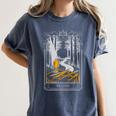 Gothic Book Lover Skeleton Women's Comfort Colors T-Shirt Moss Gothic Book Lover Skeleton Women's Comfort Colors T-Shirt Moss