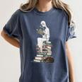 Gothic Librarian Halloween Books Tee For Teachers Women's Comfort Colors T-Shirt Moss