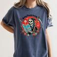 Grim Reaper Reads a Book Women's Comfort Colors T-Shirt Moss Grim Reaper Reads a Book Women's Comfort Colors T-Shirt Moss