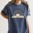 Groovy Flowers Love God Drink Coffee Read Books Christian Women's Comfort Colors T-Shirt Moss