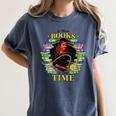 Harry Potter Hermione So Many Books So Little Time Portrait Women's Comfort Colors T-Shirt Moss Harry Potter Hermione So Many Books So Little Time Portrait Women's Comfort Colors T-Shirt Moss