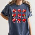 Heart Reading Books Valentine’s Day Girl And Boy Book Lovers Women's Comfort Colors T-Shirt Moss Heart Reading Books Valentine’s Day Girl And Boy Book Lovers Women's Comfort Colors T-Shirt Moss