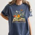 Helping Little Minds Grow Floral Book Education SPED Teacher Women's Comfort Colors T-Shirt Moss Helping Little Minds Grow Floral Book Education SPED Teacher Women's Comfort Colors T-Shirt Moss