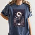 High Priestess Tarot Art Celestial Mystic Book Lover Women's Comfort Colors T-Shirt Moss High Priestess Tarot Art Celestial Mystic Book Lover Women's Comfort Colors T-Shirt Moss