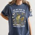 On My Way To Hoard Books And Cause Chaos Women's Comfort Colors T-Shirt Moss