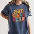 Hot Girls Read Aesthetic Book Lover Reading Women's Comfort Colors T-Shirt Moss Hot Girls Read Aesthetic Book Lover Reading Women's Comfort Colors T-Shirt Moss