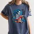 Hot Tea & Spicy Books Skeleton Reader Women's Comfort Colors T-Shirt Moss Hot Tea & Spicy Books Skeleton Reader Women's Comfort Colors T-Shirt Moss