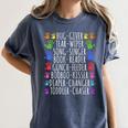 Hug Giver Book Reader Diaper Changer Daycare Teacher Women's Comfort Colors T-Shirt Moss Hug Giver Book Reader Diaper Changer Daycare Teacher Women's Comfort Colors T-Shirt Moss