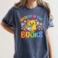 HUGvyn Preppy 100 Days In The Books Teacher Reading Coffee Women's Comfort Colors T-Shirt Moss HUGvyn Preppy 100 Days In The Books Teacher Reading Coffee Women's Comfort Colors T-Shirt Moss