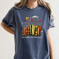 I'm With The Banned Banned Books Colorful Literary Fr Women's Comfort Colors T-Shirt Moss
