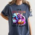 I'm A Book Dragon Not A Worm Women's Comfort Colors T-Shirt Moss
