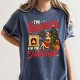 I'm Booked For The Holidays Christmas Reading Bookworm Xmas Women's Comfort Colors T-Shirt Moss I'm Booked For The Holidays Christmas Reading Bookworm Xmas Women's Comfort Colors T-Shirt Moss