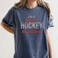 I'm a Huge Fan Of Hockey Players In Romance Books Women's Comfort Colors T-Shirt Moss