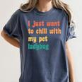 Introvert Pet Ladybug Mom Women's Comfort Colors T-Shirt Moss Introvert Pet Ladybug Mom Women's Comfort Colors T-Shirt Moss