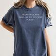 Introvert But Willing To Discuss Plants Women's Comfort Colors T-Shirt Moss