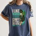 Introverted Murder Shows True Crime Lovers Introvert Women's Comfort Colors T-Shirt Moss