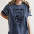 Introverted BUT Willing To Discuss Books Book Lover Women's Comfort Colors T-Shirt Moss Introverted BUT Willing To Discuss Books Book Lover Women's Comfort Colors T-Shirt Moss