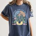 It's A Beautiful Day To Read A Book Librarian Book Lover Women's Comfort Colors T-Shirt Moss